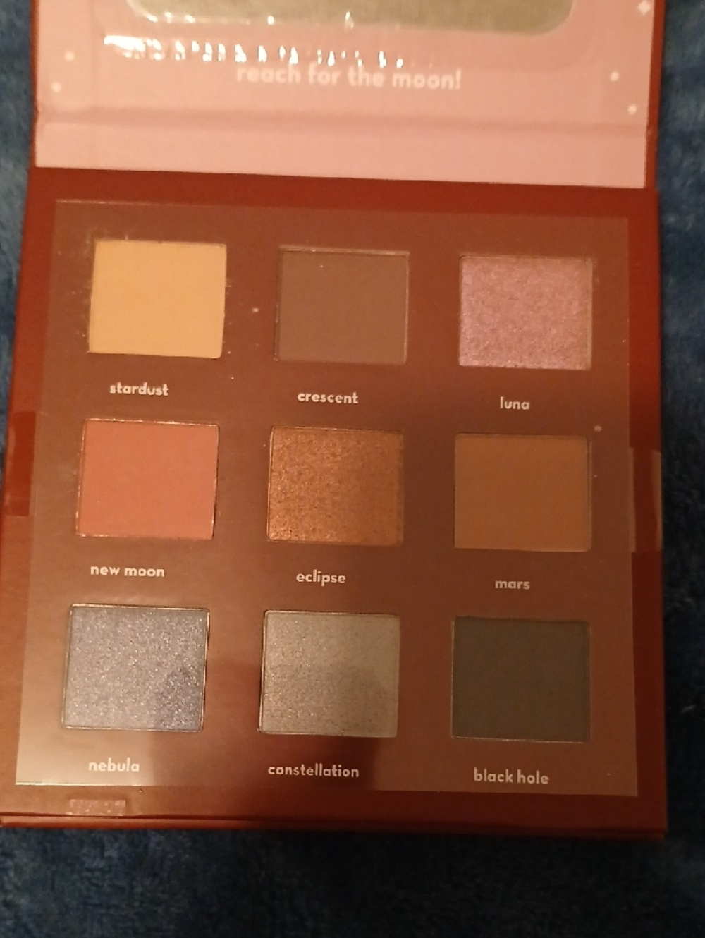 6 For$25 The Crème Shop Moonlit 9-Color Eyeshadow Palette - Rose Copper - Picture 3 of 4